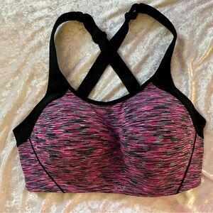 VSX Multicolor Striped Sports Bra